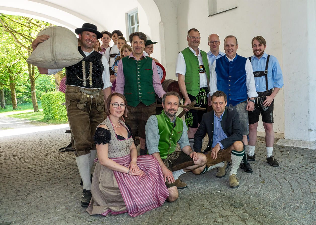 Gruppenfoto der Remonte Bräu Schleißheim