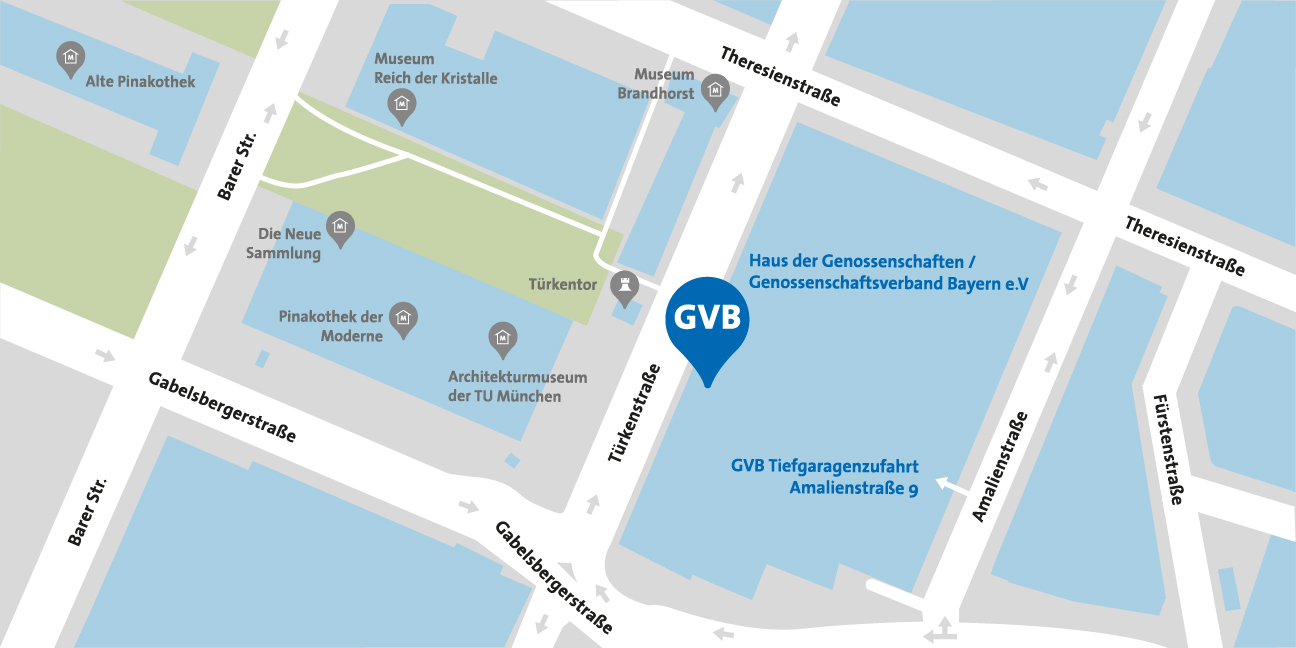 Standort des Genossenschaftsverbands Bayern e.V.