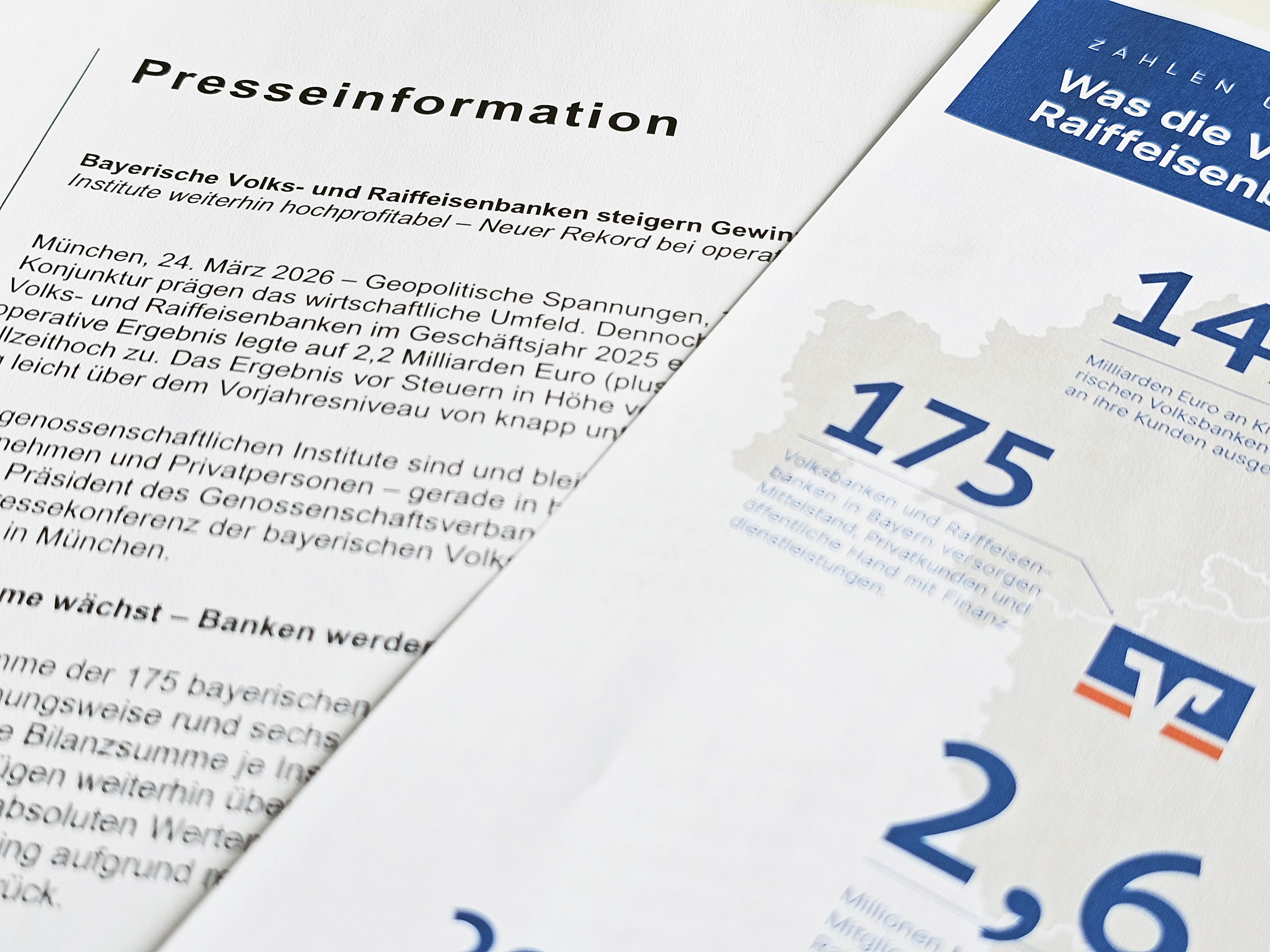 Übersichtskarte der Volksbanken und Raiffeisenbanken in Bayern